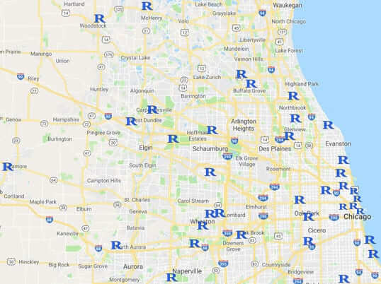 Rosin Eyecare Map