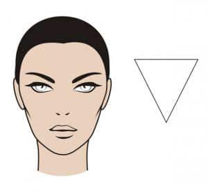 Inverse Triangle Face Shape